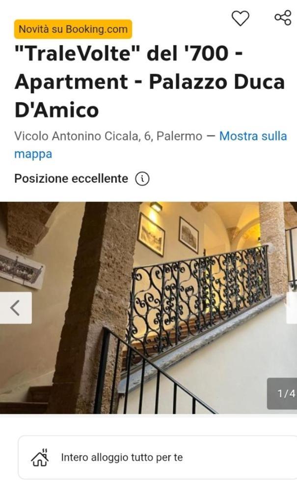 Ferienwohnung Cortile Dei Mori Palermo Exterior foto